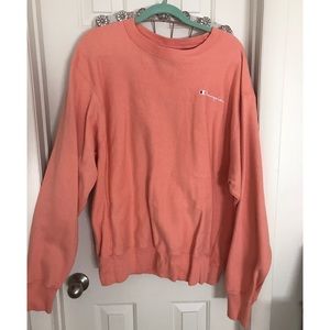 PINK CHAMPION PULLOVER SIZE XL